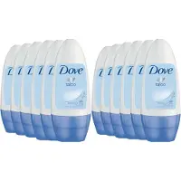 Dove - Deodorant - Roller - Talco - 50ml x 12