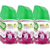 Air Wick Max Smooth Satin & Moon Lily - Voordeelverpakking 12 x 250 ml