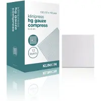 Klinion gaaskompres steriel 5 x 5cm p/100 111017