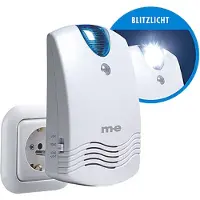 M-E FG-1RX Draadloze BEL / FLITSER voor koppeling aan deurbelzenders of entreemelders - ontvanger 41010
