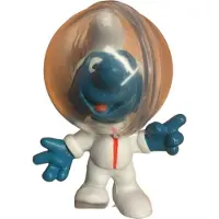Schleich Maansmurf / Astro smurf - De Smurfen - Bekend van de ruimtesmurf - 6 cm