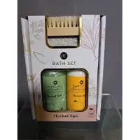 Accentra geschenk set herbal spa - well beiing - lemo thyme - citrus koreander - douche gel - body lotion - nagelborstel met puimsteen - vegan - parabenen vrij -