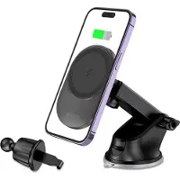 TechProtection Tech Protection Jerry MagSafe Dashboard / Ventilatierooster Autohouder Telefoonhouder