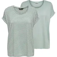 ONLY - ONLMOSTER S/S TOP CS JRS 2PACK - Meisjes - Blouses