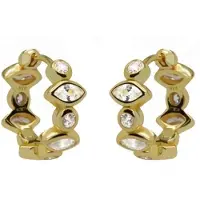 Karma Oorbellen Chain Dots Tube Goud