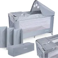 Moby-System Moby System Campingbedje Met Commode - Reiswieg / Box Happy Traveller