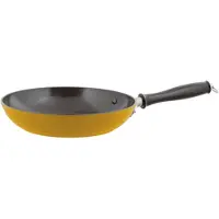 Sambonet Koekenpan 24cm geel Vintage, Pan + steelpan, Geel