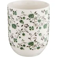 Clayre & Eef Keramiek Mok doorsnede: 6*8 cm beige - serie vintage