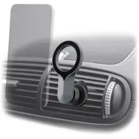 Mobilizera Airvent Magnetische Houder Zwart, Smartphonehouder, Zwart