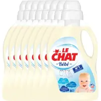 Le Chat Gel Bebe - Vloeibaar Wasmiddel - Voordeelverpakking - 8 x 32 Wasbeurten