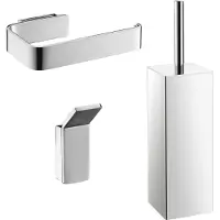Ben Torgetto 3-delige toiletset chroom