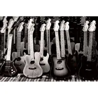 Dimex Fotobehang - Guitars Collection 375x250cm - Vliesbehang