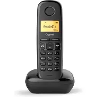 Gigaset A270, DECT-telefoon, Draadloze headset, Luidsprekerfunctie, 80 melodieën, Nummerherkenning, Zwart