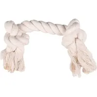 Flamingo Hondenspeelgoed Cotton Flos Jack met 2 Knopen - XS
