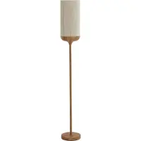 Light & Living Vloerlamp Dania lichte hout print