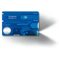 Victorinox SwissCard Victorinox Lite 13 Functies Transparant Blauw