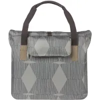 Basil Elegance - Fietsshopper - Enkele Fietstas - 20-26 Liter - Waterafstotend materiaal - Gerecycled PET polyester - Chateau Taupe