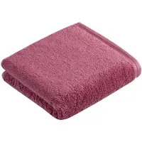 Vossen Handdoek Vossen Vegan Life Blackberry (60 x 110 cm) (Set van 3)