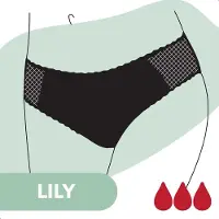 Bamboozy Bamboo Menstruatie Slip Lily