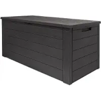 Deubois DBA Opbergbox Antraciet 120 x 46 x 57cm - Buiten - Geschikt voor terras, balkon en tuin