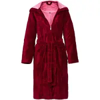Vossen dames badjas Palermo burgundy S