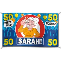 Paper Dreams Gevel Vlag - Sarah Multi multi Polyester Vlag