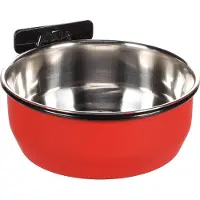 Flamingo Avaro - Eet- En Drinkpot Knaagdier;vogel - Eet- Drinkpot Avaro Moer 15cm Rood/ Zwart 880ml - 1st - 131034 - 1st