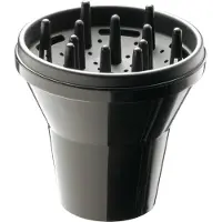 Comair Luftdusche Luxus 15 cm schwarz normal groß