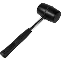 Hofftech Rubber Hamer / Vuist met Stalen Steel 30cm