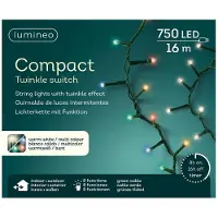 Lumineo LED Compact Lights Colour Changing 750L Warmwit warmwit Kunststof