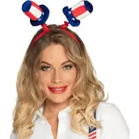 Boland - Diadeem American swing - Één maat - Volwassenen - Unisex - Amerika