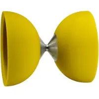 Eureka Rubber Diabolo Geel
