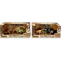 Merkloos Dino's 3/4 Stuks In Showdoos Multi multi Kunststof Speelfiguur