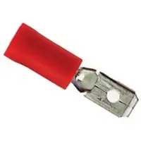 Bofix Kabelschoen plat, mannetje, 4.8mm, per 25