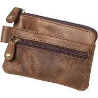 Alassio JU-42242 Sleuteletui 7,5x10x1cm Leer Bruin