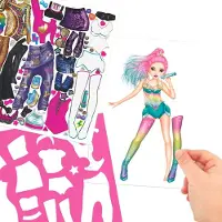 TOPModel Popstar kleurboek