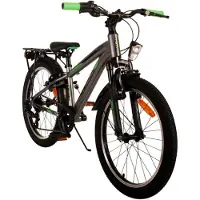 Volare cross kinderfiets - jongens - 20 inch - grijs - 6 versnellingen