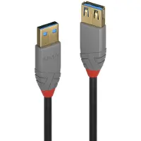 Lindy USB-kabel LINDY 36760 50 cm Zwart