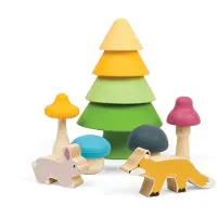 Bigjigs Stapelspel - Bosvriendjes - Vanaf 12mnd
