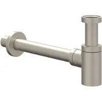 Ivy Aia Toebehoren Design sifon laag model Geborsteld nickel PVD