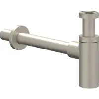 Ivy Aia Toebehoren Design sifon hoog model Geborsteld nickel PVD