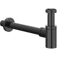 Ivy Aia Design sifon laag model zwart chroom pvd