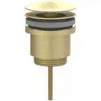 Ivy Aia Design Afvoerplug Always Open Geborsteld Mat Goud PVD