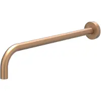 Ivy Aia Toebehoren Wandarm 40cm 1/2" Geborsteld mat koper PVD