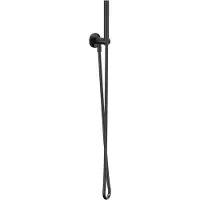 Ivy Aia Algemeen Handdoucheset, slang 150cm, wandhouder met uitlaat en satin spray handdouche Zwart chroom PVD