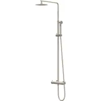 Ivy Aia Bond Regendoucheset 1 opbouw, 25cm medium hoofddouche, staafmodel handouche Geborsteld nickel PVD