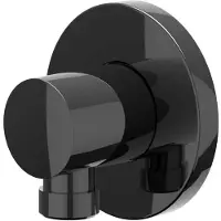 Ivy Aia Toebehoren Wanduitlaat 1/2" Zwart chroom PVD