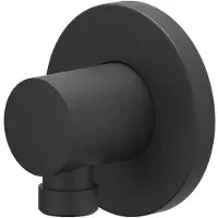 Ivy Aia Toebehoren Wanduitlaat 1/2" Mat zwart PED