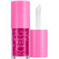 Too Faced Kissing Jelly Lip Oil Gloss | Zonnebloem- en jojoba-olie 0,15 fl. oz. Framboos