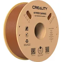 Creality Hyper PLA bruin 1 kg, hogesnelheid 30-600 mm/s, dimensionele nauwkeurigheid +/-0,02 mm, compatibel met de meeste FDM 3D-printers, 1 kg (2,2 lbs) spoel